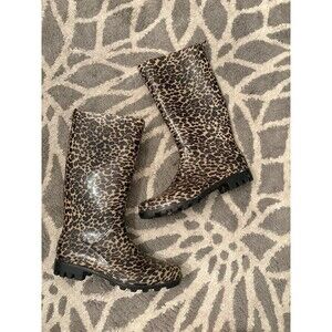 Tall Cheetah Print Capelli Rain Boots